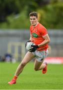 12 June 2022; Jarly Og Burns of Armagh during the GAA Football All-Ireland Senior Championship Round 2 match between between Donegal and Armagh at St Tiernach's Park in Clones, Monaghan. Photo by Seb Daly/Sportsfile