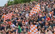 12 June 2022; Supporters during the GAA Football All-Ireland Senior Championship Round 2 match between between Donegal and Armagh at St Tiernach's Park in Clones, Monaghan. Photo by Seb Daly/Sportsfile