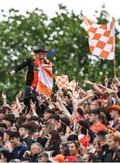 12 June 2022; Armagh supporters during the GAA Football All-Ireland Senior Championship Round 2 match between between Donegal and Armagh at St Tiernach's Park in Clones, Monaghan. Photo by Seb Daly/Sportsfile
