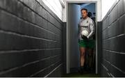 12 June 2022; Donegal captain Michael Murphy leads his side out before the GAA Football All-Ireland Senior Championship Round 2 match between between Donegal and Armagh at St Tiernach's Park in Clones, Monaghan. Photo by Ramsey Cardy/Sportsfile