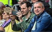 12 June 2022; Former Armagh footballer Jamie Clarke during the GAA Football All-Ireland Senior Championship Round 2 match between between Donegal and Armagh at St Tiernach's Park in Clones, Monaghan. Photo by Ramsey Cardy/Sportsfile