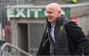 12 June 2022; Donegal manager Declan Bonner before the GAA Football All-Ireland Senior Championship Round 2 match between between Donegal and Armagh at St Tiernach's Park in Clones, Monaghan. Photo by Ramsey Cardy/Sportsfile