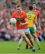 12 June 2022; Rian O'Neill of Armagh during the GAA Football All-Ireland Senior Championship Round 2 match between between Donegal and Armagh at St Tiernach's Park in Clones, Monaghan. Photo by Ramsey Cardy/Sportsfile