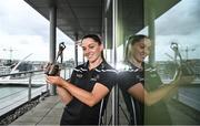 13 June 2022; PwC GPA Player of the Month for May in ladies' football, Sinéad Goldrick of Dublin, with her award at PwC HQ in Dublin. Photo by Sam Barnes/Sportsfile