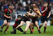 10 June 2022; Action between Coolmine and County Carlow during the Half-Time Minis at the United Rugby Championship Semi-Final match between at Leinster and Vodacom Bulls at the RDS Arena in Dublin. Photo by David Fitzgerald/Sportsfile