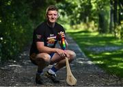 16 June 2022; Pictured is Bord Gáis Energy ambassador Joe Canning at the launch of Bord Gáis Energy’s ‘State of Play’ campaign to promote allyship and inclusion in team sports. As part of the campaign, Bord Gáis Energy, sponsor of the GAA All-Ireland Senior Hurling Championship, has created 32 limited edition GAA County Pride t-shirts where county pride meets pride in supporting the LGBTQI+ community. The t-shirts are on sale from today at hairybaby.com for €20 and all proceeds will go to Focus Ireland to support young members of the LGBTQI+ community who are experiencing homelessness. Photo by Sam Barnes/Sportsfile