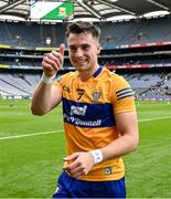 11 June 2022; Jamie Malone of Clare celebrates after the GAA Football All-Ireland Senior Championship Round 2 match between Clare and Roscommon at Croke Park in Dublin. Photo by Ray McManus/Sportsfile