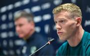 13 June 2022; James McClean during a Republic of Ireland press conference at LKS Stadium in Lodz, Poland. Photo by Stephen McCarthy/Sportsfile