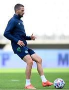 13 June 2022; Conor Hourihane during a Republic of Ireland training session at LKS Stadium in Lodz, Poland. Photo by Stephen McCarthy/Sportsfile
