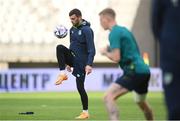 13 June 2022; Troy Parrott during a Republic of Ireland training session at LKS Stadium in Lodz, Poland. Photo by Stephen McCarthy/Sportsfile