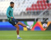 13 June 2022; CJ Hamilton during a Republic of Ireland training session at LKS Stadium in Lodz, Poland. Photo by Stephen McCarthy/Sportsfile