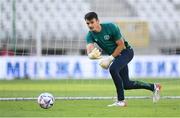 13 June 2022; Goalkeeper Max O'Leary during a Republic of Ireland training session at LKS Stadium in Lodz, Poland. Photo by Stephen McCarthy/Sportsfile