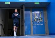 13 June 2022; James McClean arrives for a Republic of Ireland training session at LKS Stadium in Lodz, Poland. Photo by Stephen McCarthy/Sportsfile
