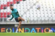 13 June 2022; CJ Hamilton during a Republic of Ireland training session at LKS Stadium in Lodz, Poland. Photo by Stephen McCarthy/Sportsfile