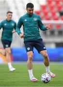 13 June 2022; Enda Stevens during a Republic of Ireland training session at LKS Stadium in Lodz, Poland. Photo by Stephen McCarthy/Sportsfile