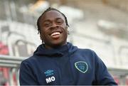 13 June 2022; Michael Obafemi during a Republic of Ireland training session at LKS Stadium in Lodz, Poland. Photo by Stephen McCarthy/Sportsfile