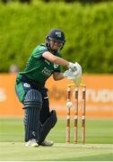 14 June 2022; Leah Paul of Ireland batting during the Women's one day international match between Ireland and South Africa at Clontarf Cricket Club in Dublin. Photo by George Tewkesbury/Sportsfile