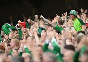 11 June 2022; Republic of Ireland supporters during the UEFA Nations League B group 1 match between Republic of Ireland and Scotland at the Aviva Stadium in Dublin. Photo by Stephen McCarthy/Sportsfile