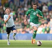 11 June 2022; Troy Parrott of Republic of Ireland during the UEFA Nations League B group 1 match between Republic of Ireland and Scotland at the Aviva Stadium in Dublin. Photo by Stephen McCarthy/Sportsfile