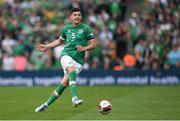 11 June 2022; John Egan of Republic of Ireland during the UEFA Nations League B group 1 match between Republic of Ireland and Scotland at the Aviva Stadium in Dublin. Photo by Stephen McCarthy/Sportsfile