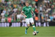 11 June 2022; James McClean of Republic of Ireland during the UEFA Nations League B group 1 match between Republic of Ireland and Scotland at the Aviva Stadium in Dublin. Photo by Stephen McCarthy/Sportsfile