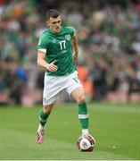 11 June 2022; Jason Knight of Republic of Ireland during the UEFA Nations League B group 1 match between Republic of Ireland and Scotland at the Aviva Stadium in Dublin. Photo by Stephen McCarthy/Sportsfile