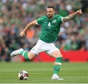 11 June 2022; Shane Duffy of Republic of Ireland during the UEFA Nations League B group 1 match between Republic of Ireland and Scotland at the Aviva Stadium in Dublin. Photo by Stephen McCarthy/Sportsfile