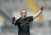 11 June 2022; Referee Niall Cullen during the GAA Football All-Ireland Senior Championship Round 2 match between Clare and Roscommon at Croke Park in Dublin. Photo by Piaras Ó Mídheach/Sportsfile