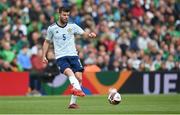 11 June 2022; Grant Hanley of Scotland during the UEFA Nations League B group 1 match between Republic of Ireland and Scotland at the Aviva Stadium in Dublin. Photo by Stephen McCarthy/Sportsfile