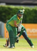 14 June 2022; Lara Goodall of South Africa batting during the Women's one day international match between Ireland and South Africa at Clontarf Cricket Club in Dublin. Photo by George Tewkesbury/Sportsfile