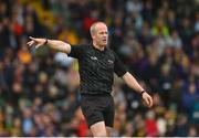 11 June 2022; Referee Johnny Murphy during the GAA Hurling All-Ireland Senior Championship Preliminary Quarter-Final match between Kerry and Wexford at Austin Stack Park in Tralee, Kerry. Photo by Diarmuid Greene/Sportsfile
