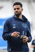 14 June 2022; Cyrus Christie of Republic of Ireland before the UEFA Nations League B group 1 match between Ukraine and Republic of Ireland at LKS Stadium in Lodz, Poland. Photo by Stephen McCarthy/Sportsfile