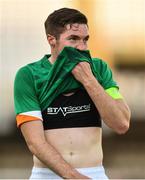 14 June 2022; Conor Coventry of Republic of Ireland reacts after his side's defeat in the UEFA European U21 Championship Qualifying group F match between Italy and Republic of Ireland at Stadio Cino e Lillo Del Duca in Ascoli Piceno, Italy. Photo by Eóin Noonan/Sportsfile