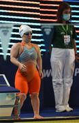 14 June 2022; Nicole Turner of Ireland before competing in the final of the 200m individual medley SM6 class on day three of the 2022 World Para Swimming Championships at the Complexo de Piscinas Olímpicas do Funchal in Madeira, Portugal. Photo by Ian MacNicol/Sportsfile