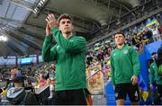 14 June 2022; Darragh Lenihan of Republic of Ireland walks out before the UEFA Nations League B group 1 match between Ukraine and Republic of Ireland at LKS Stadium in Lodz, Poland. Photo by Stephen McCarthy/Sportsfile