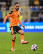 14 June 2022; Conor Hourihane of Republic of Ireland during the UEFA Nations League B group 1 match between Ukraine and Republic of Ireland at LKS Stadium in Lodz, Poland. Photo by Stephen McCarthy/Sportsfile