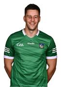 14 June 2022; Dan Morrissey during a Limerick hurling squad portrait session at TUS Gaelic Grounds in Limerick. Photo by David Fitzgerald/Sportsfile