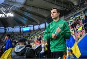 14 June 2022; Josh Cullen of Republic of Ireland before the UEFA Nations League B group 1 match between Ukraine and Republic of Ireland at LKS Stadium in Lodz, Poland. Photo by Stephen McCarthy/Sportsfile