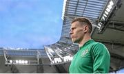 14 June 2022; James McClean of Republic of Ireland leads his side out for the UEFA Nations League B group 1 match between Ukraine and Republic of Ireland at LKS Stadium in Lodz, Poland. Photo by Stephen McCarthy/Sportsfile