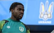 14 June 2022; Festy Ebosele of Republic of Ireland before the UEFA Nations League B group 1 match between Ukraine and Republic of Ireland at LKS Stadium in Lodz, Poland. Photo by Stephen McCarthy/Sportsfile