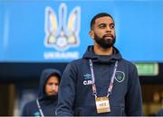 14 June 2022; CJ Hamilton of Republic of Ireland before the UEFA Nations League B group 1 match between Ukraine and Republic of Ireland at LKS Stadium in Lodz, Poland. Photo by Stephen McCarthy/Sportsfile