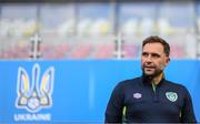 14 June 2022; Republic of Ireland coach John Eustace before the UEFA Nations League B group 1 match between Ukraine and Republic of Ireland at LKS Stadium in Lodz, Poland. Photo by Stephen McCarthy/Sportsfile