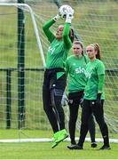 15 June 2022; Goalkeeper Grace Moloney during a Republic of Ireland Women training session at FAI Headquarters in Abbotstown, Dublin. Photo by Piaras Ó Mídheach/Sportsfile