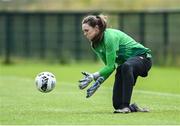 15 June 2022; Goalkeeper Megan Walsh during a Republic of Ireland Women training session at FAI Headquarters in Abbotstown, Dublin. Photo by Piaras Ó Mídheach/Sportsfile