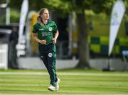 14 June 2022; Jane Maguire of Ireland during the Women's one day international match between Ireland and South Africa at Clontarf Cricket Club in Dublin. Photo by George Tewkesbury/Sportsfile
