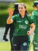 14 June 2022; Arlene Kelly of Ireland during the Women's one day international match between Ireland and South Africa at Clontarf Cricket Club in Dublin. Photo by George Tewkesbury/Sportsfile