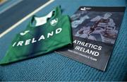 15 June 2022; A general view of Athletics Ireland’s new High Performance Strategic Plan 2022 - 2028 at the National Indoor Arena in Dublin. Photo by Sam Barnes/Sportsfile