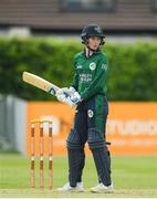 14 June 2022; Georgina Dempsey of Ireland during the Women's one day international match between Ireland and South Africa at Clontarf Cricket Club in Dublin. Photo by George Tewkesbury/Sportsfile