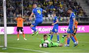 14 June 2022; Ukraine goalkeeper Dmytro Riznyk during the UEFA Nations League B group 1 match between Ukraine and Republic of Ireland at LKS Stadium in Lodz, Poland. Photo by Stephen McCarthy/Sportsfile