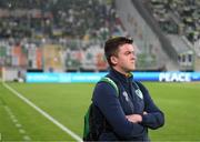 14 June 2022; FAI communications manager Kieran Crowley during the UEFA Nations League B group 1 match between Ukraine and Republic of Ireland at LKS Stadium in Lodz, Poland. Photo by Stephen McCarthy/Sportsfile